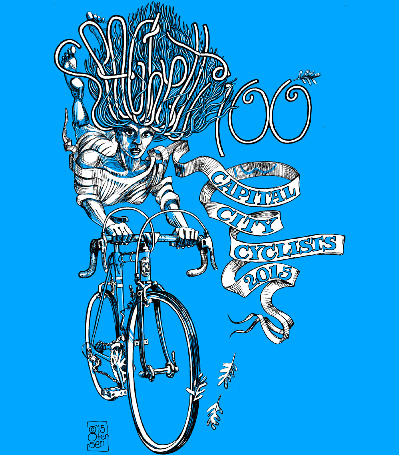 art for 2015 Spaghetti 100 Tee shirt