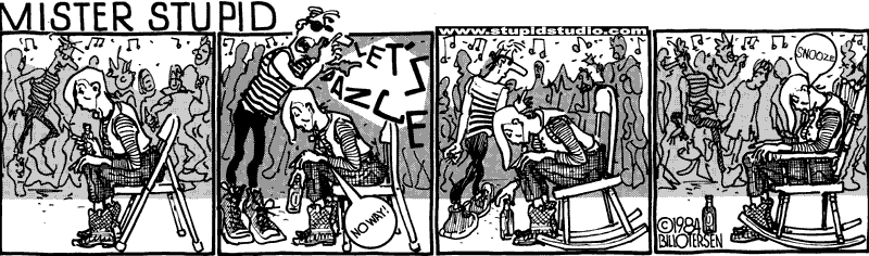 Mister Stupid strip of week