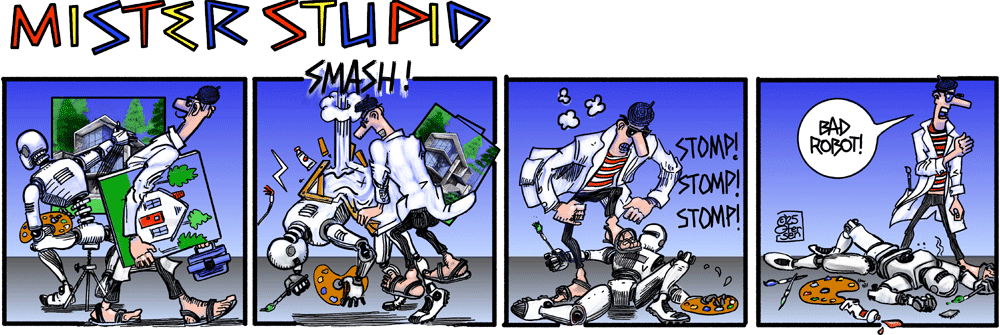 Mister Stupid strip of week